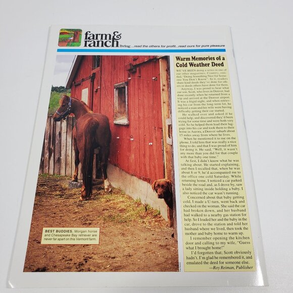 Farm & Ranch Living Magazine April May 1994 Rural Horse Dog Cover - Picture 3 of 14